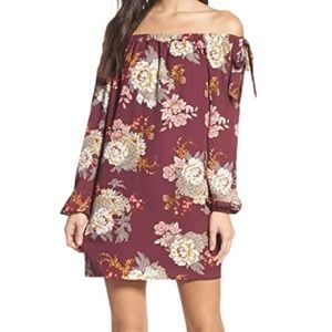 Ali & Jay NWT Jade Floral Shoulder Slit Mini Dress